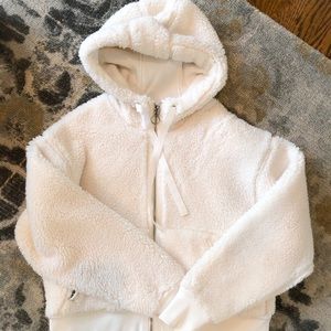Athleta Cozy Sherpa Reversible Jacket